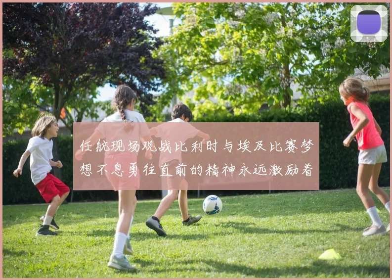 任航现场观战比利时与埃及比赛梦想不息勇往直前的精神永远激励着我们